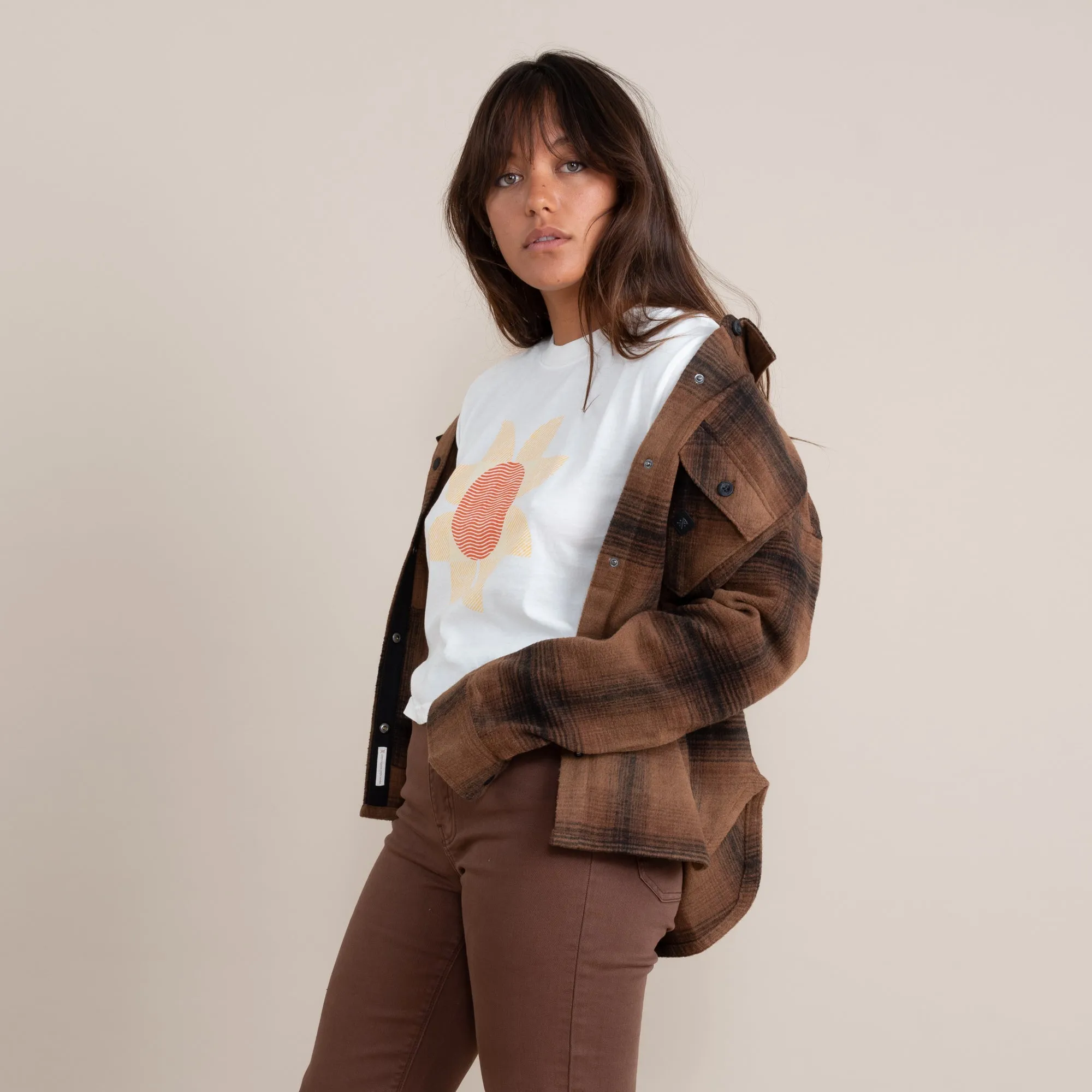 Roark Sun Boxy Crop Premium Tee - Off White sold by Roark product image thumbnail 5