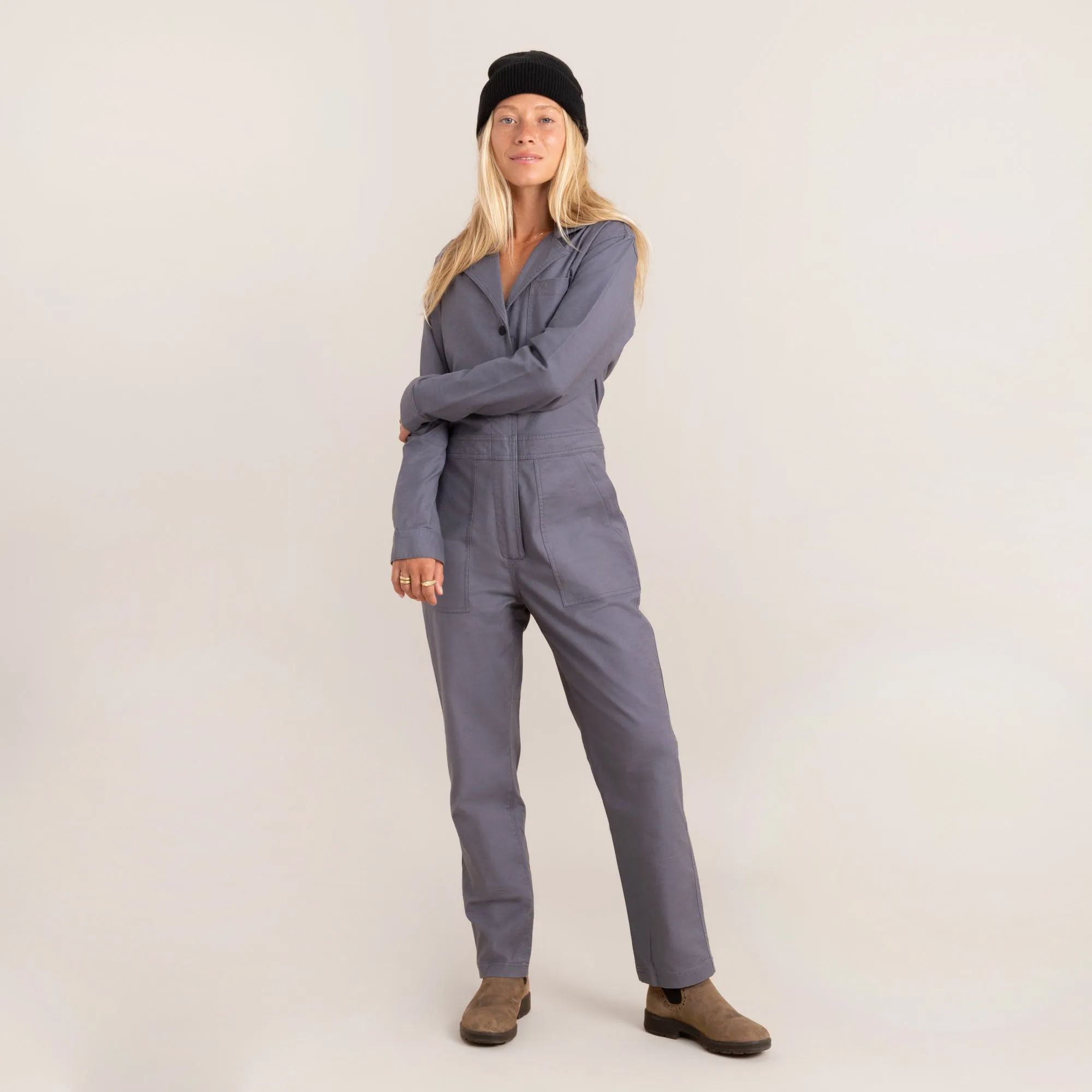 Layover Jumpsuit - Slate Blue sold by Roark