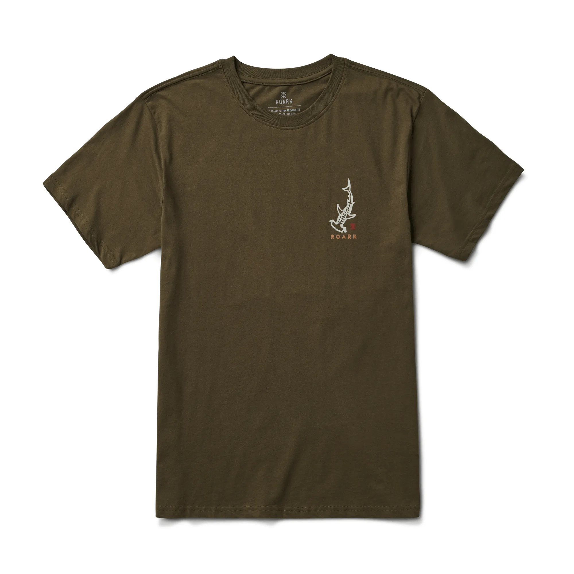 Hammerhead Organic Cotton Tee - Army sold by Roark product image thumbnail 4