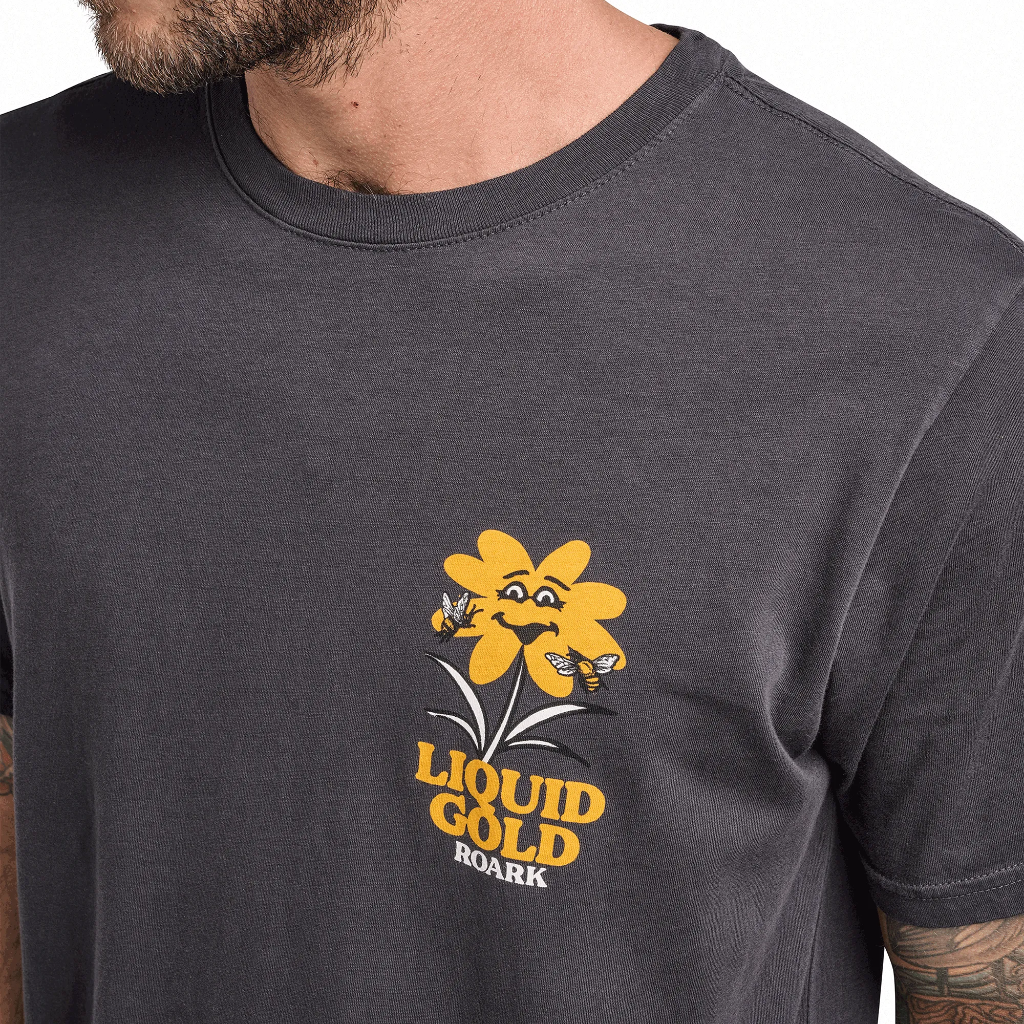 Liquid Gold Premium Tee - Black sold by Roark product image thumbnail 4