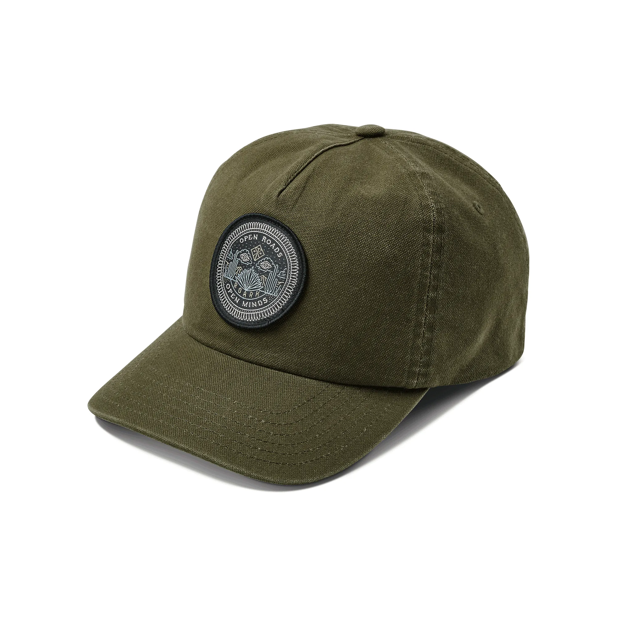 Open Roads 5 Panel Snapback Hat - Dark Military sold by Roark product image thumbnail 3