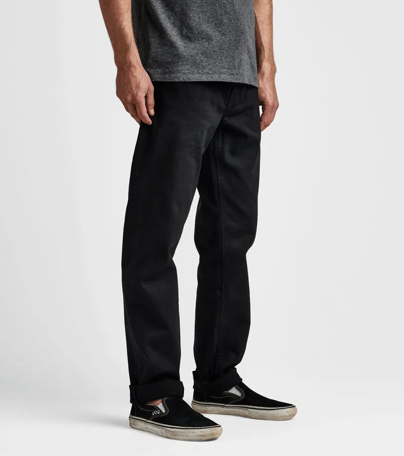 HWY 128 Straight Fit Broken Twill Jeans - Black 2 sold by Roark product image thumbnail 3