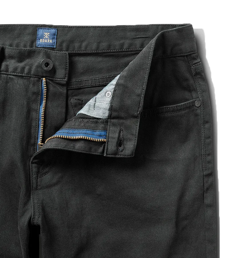 HWY 128 Straight Fit Broken Twill Jeans - Black 2 sold by Roark product image thumbnail 5