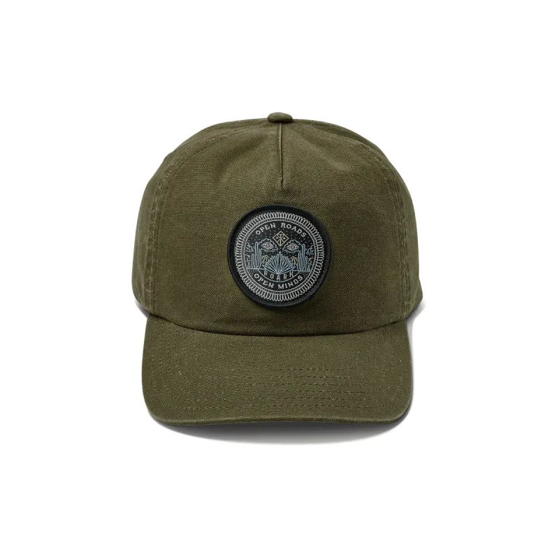 Open Roads 5 Panel Snapback Hat - Dark Military sold by Roark