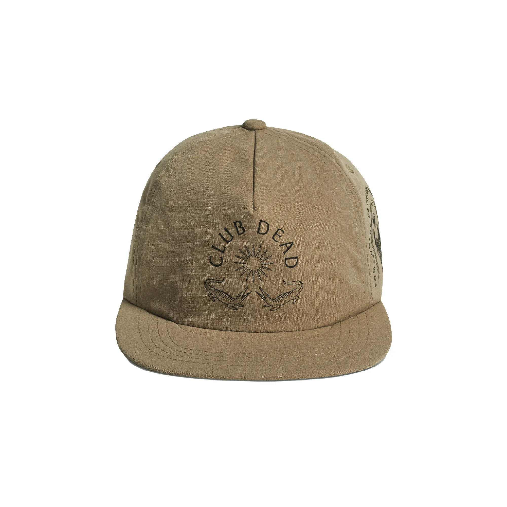 Club Muerto 5 Panel Hat - Bronze sold by Roark