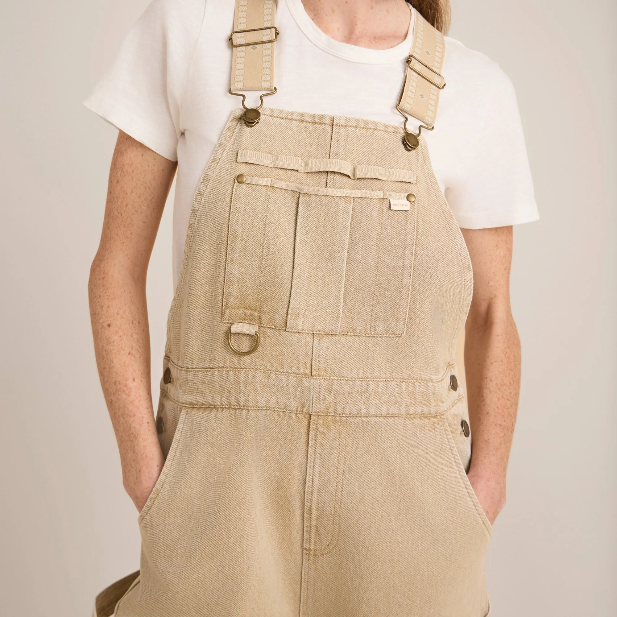 HWY 1 Overall Jumpsuit - Toasted Almond sold by Roark product image thumbnail 4