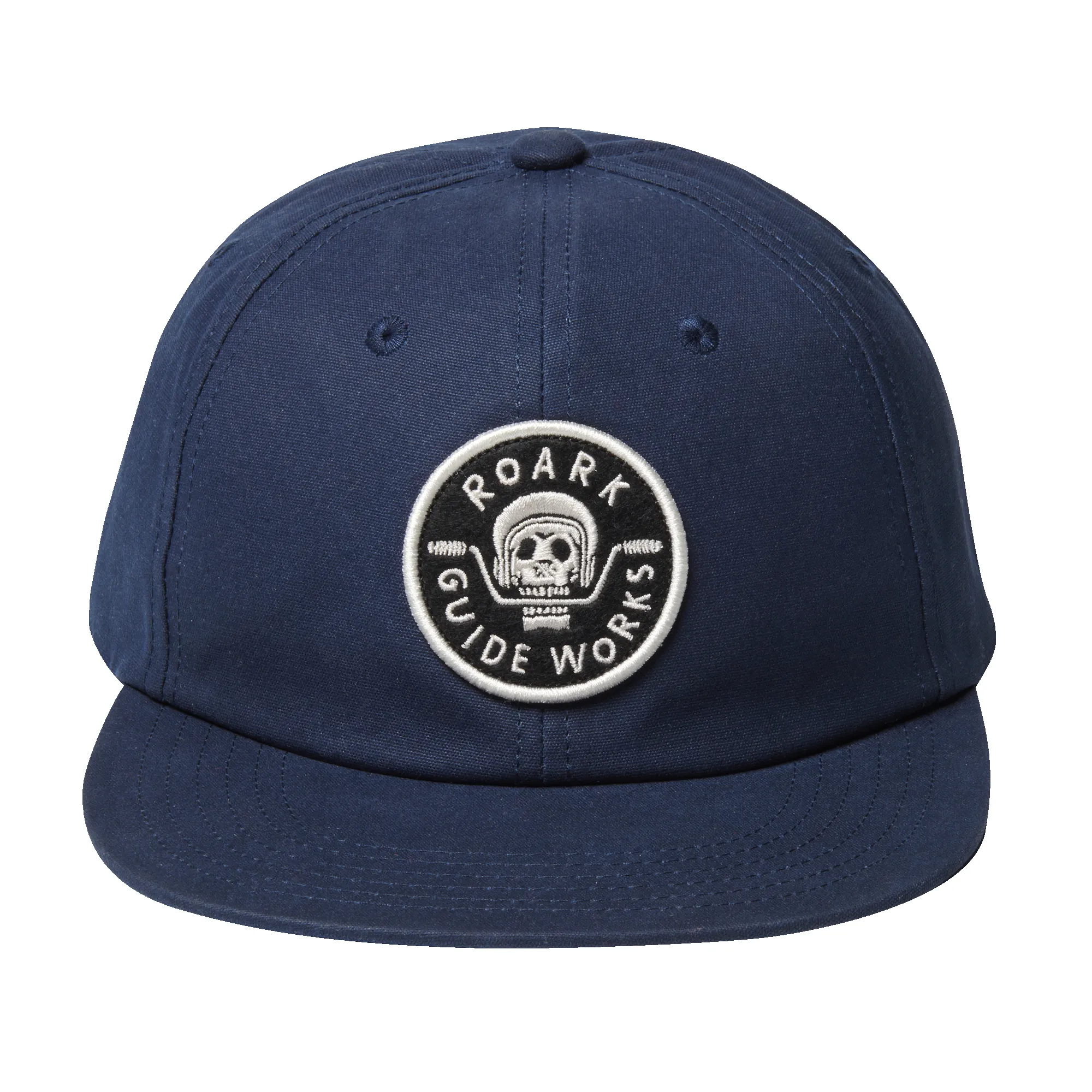 Guideworks 6 Panel Strapback Hat - Blue sold by Roark