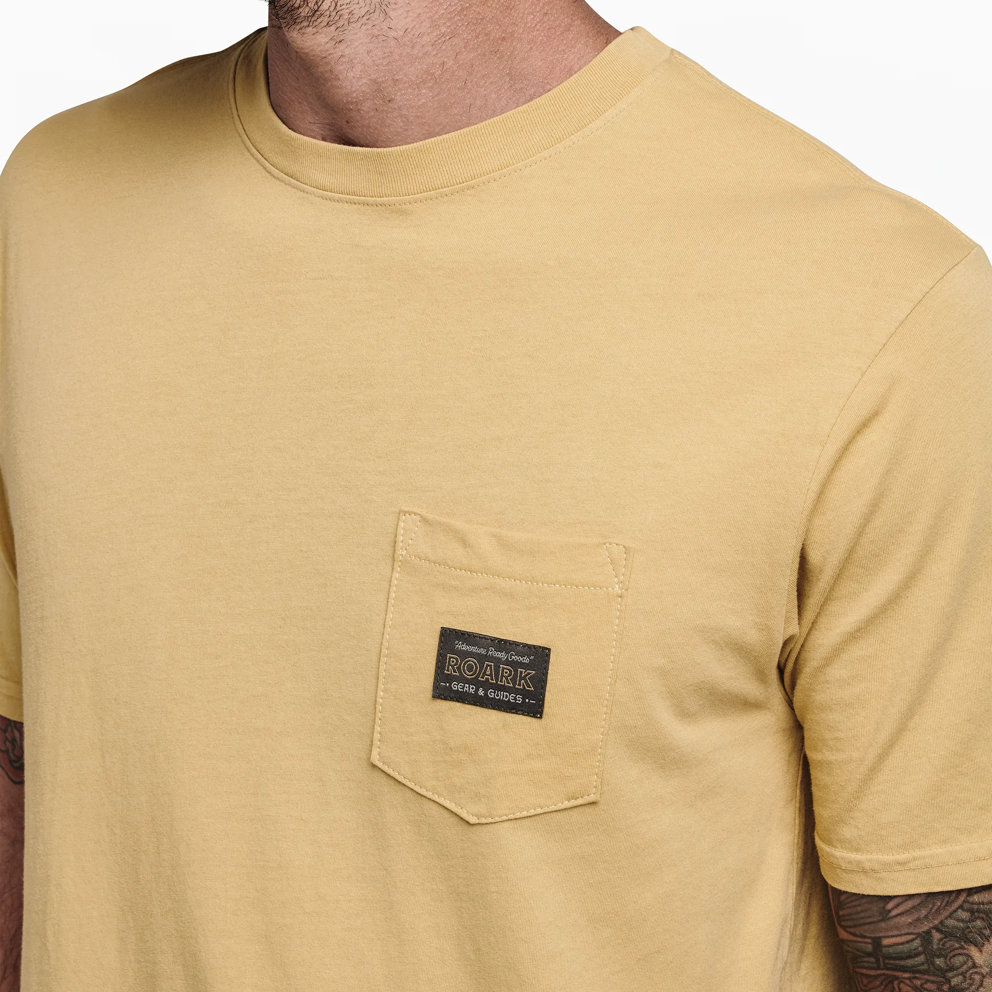 Label Pocket Premium Tee - Dusty Gold sold by Roark product image thumbnail 4