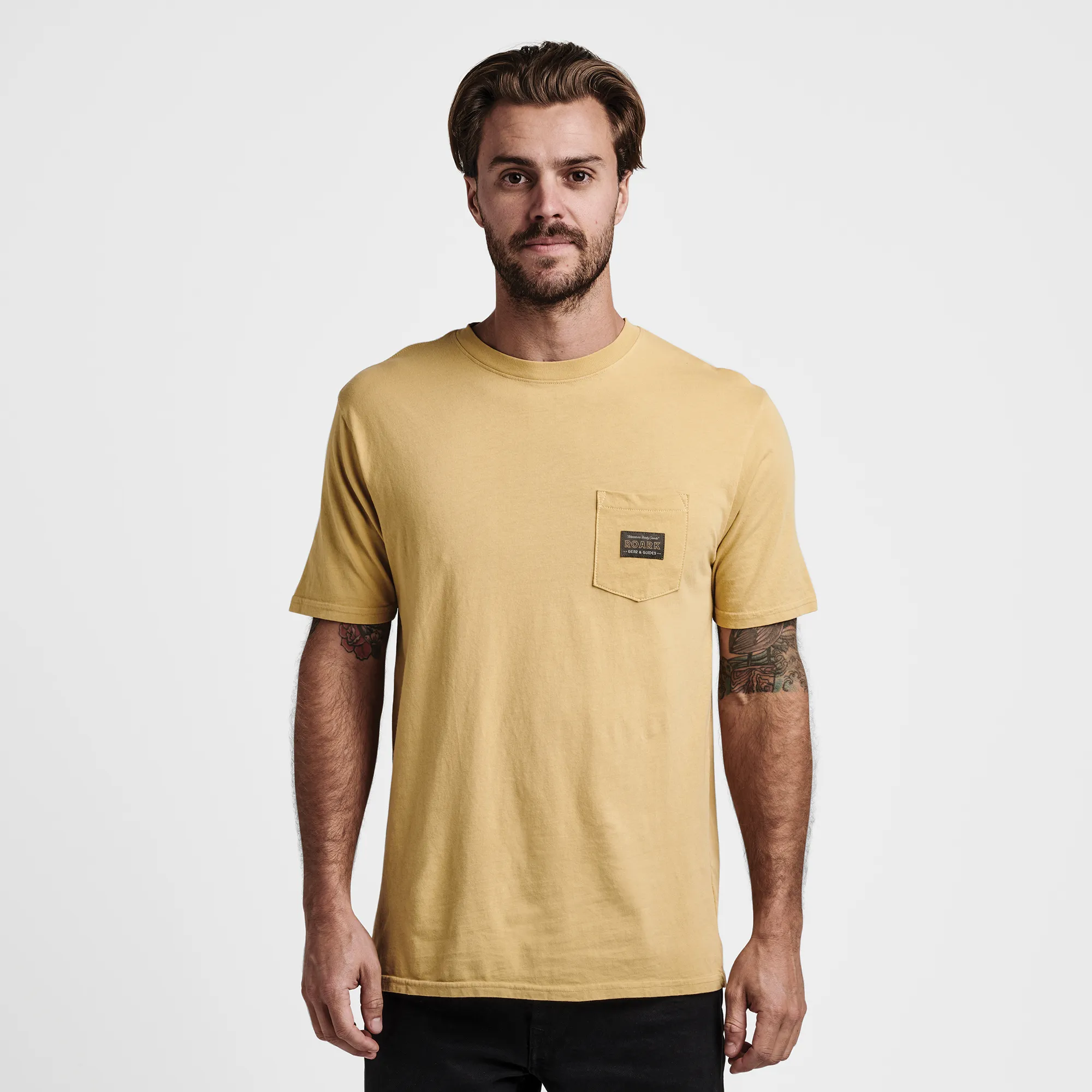 Label Pocket Premium Tee - Dusty Gold sold by Roark product image thumbnail 2