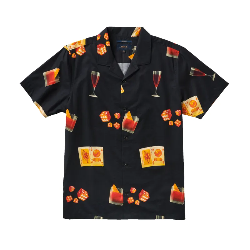 Gonzo Camp Collar Shirt - Buon Giorno Black sold by Roark