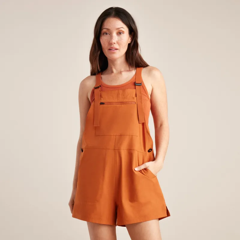 Canyon Hybrid Romper - Burnt Sienna sold by Roark