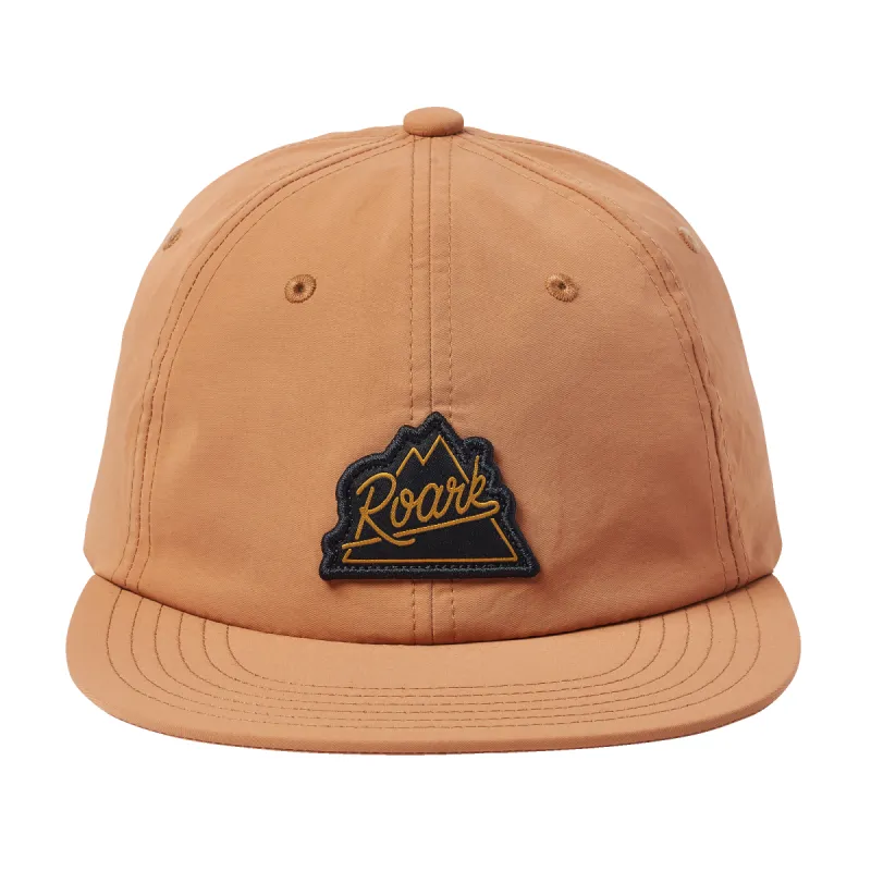 Peaking 6 Panel Snapback Hat - Copper sold by Roark