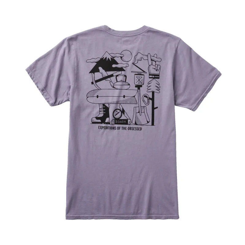 Rishiri Survival Kit Premium Tee - Purple Haze sold by Roark