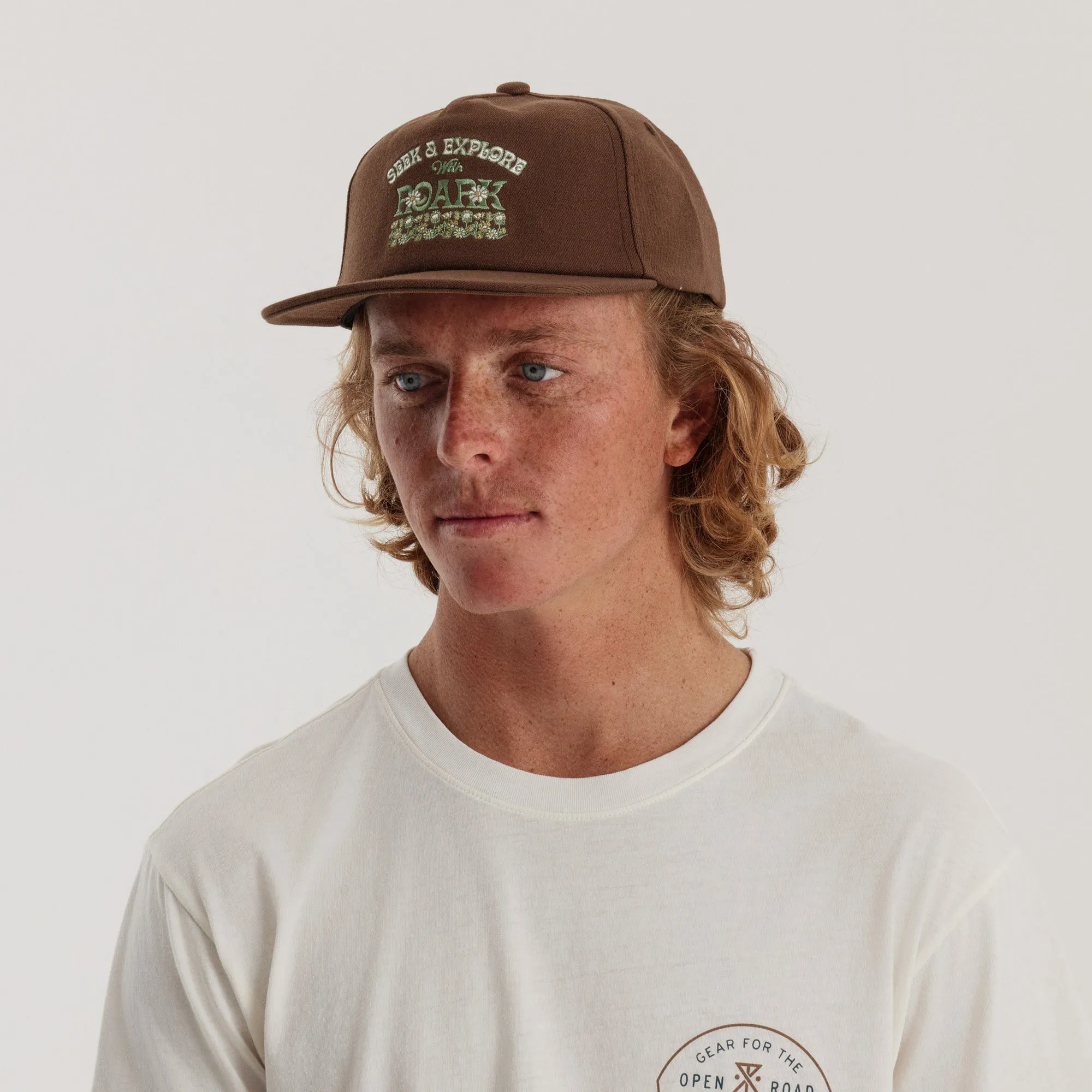 Layover Strapback Hat - Kaffa sold by Roark product image thumbnail 3