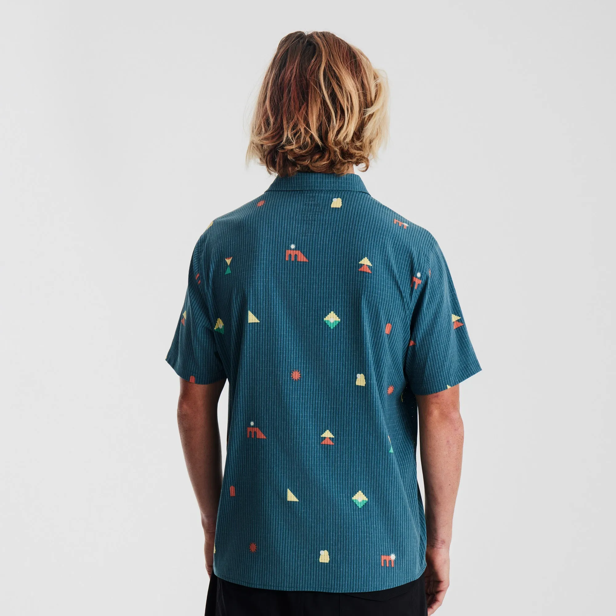 Bless Up Breathable Stretch Shirt - Heart Studio Costa sold by Roark product image thumbnail 4