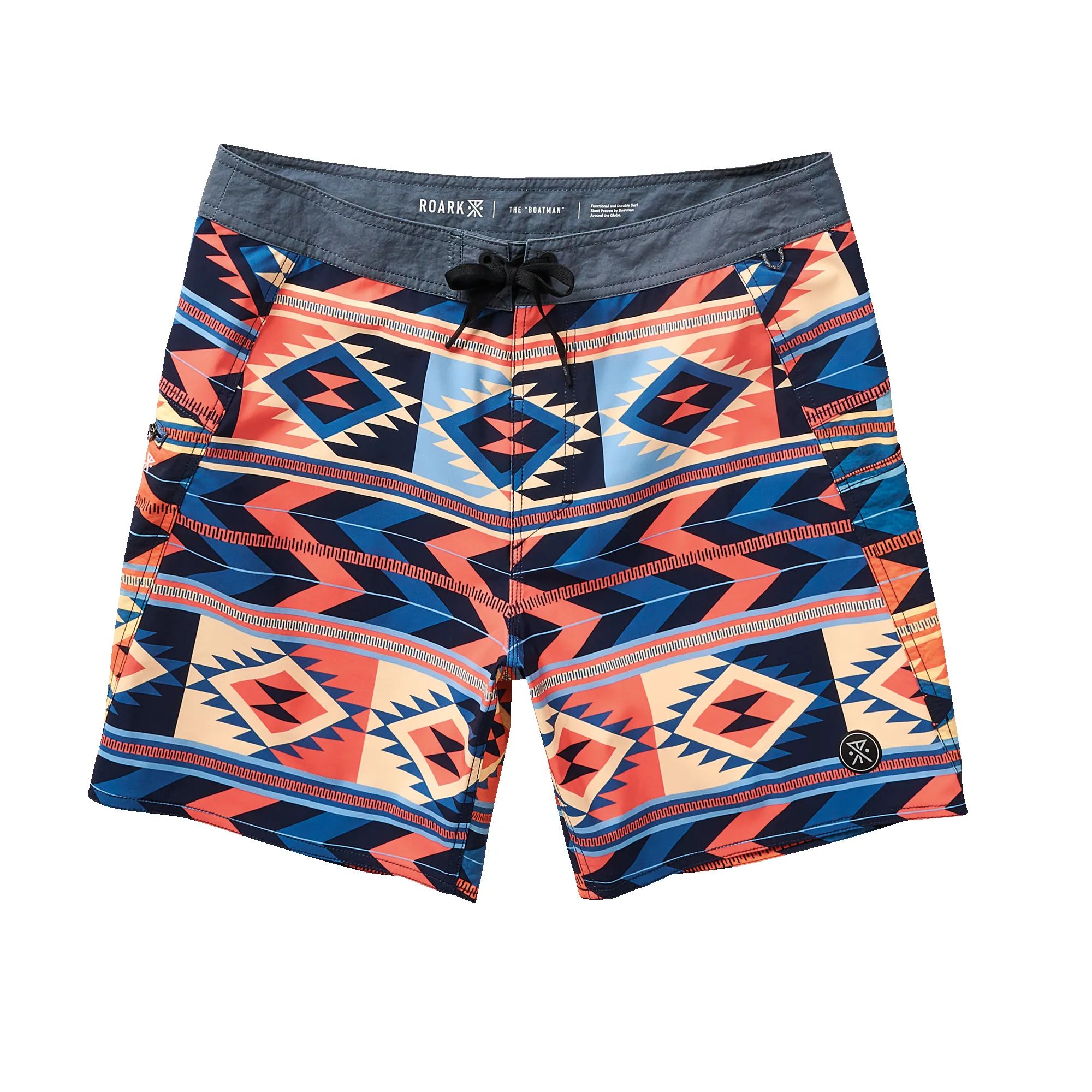 Boatman Boardshorts 17" - Fire sold by Roark