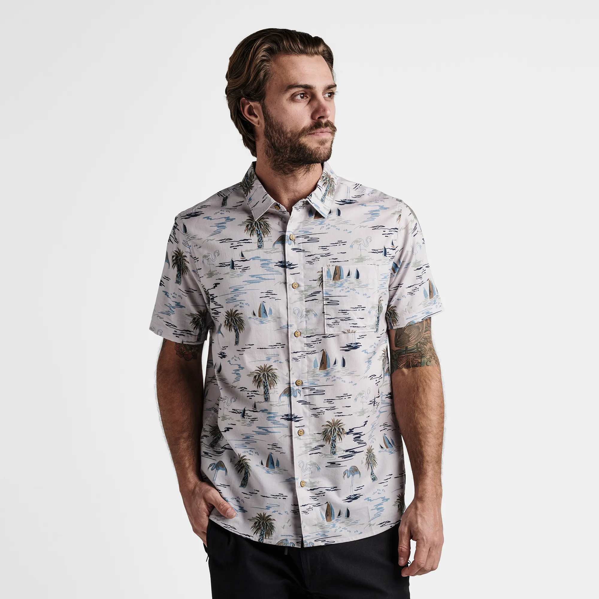 Journey Shirt - Laguna Dusty Lilac sold by Roark product image thumbnail 2