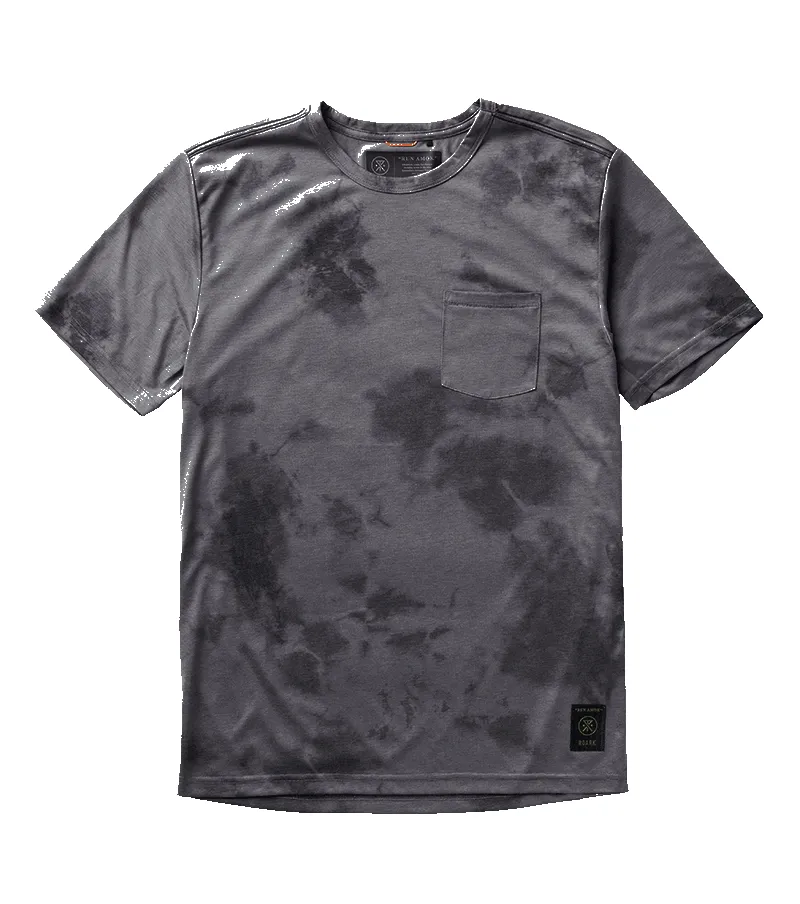 Mathis Pocket Short Sleeve Active Tee - Grey sold by Roark