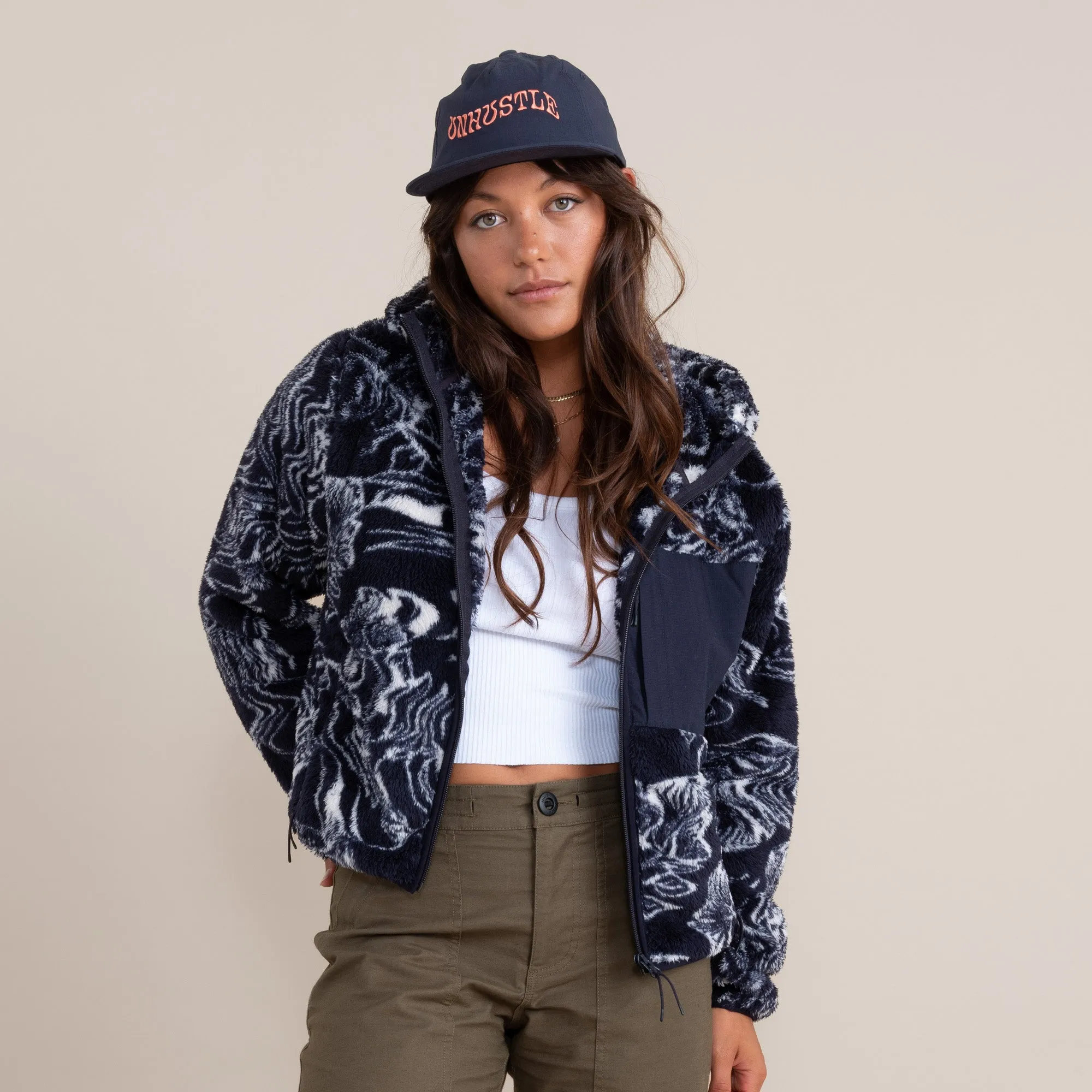 Rambler Fleece Hoodie - Dark Navy sold by Roark