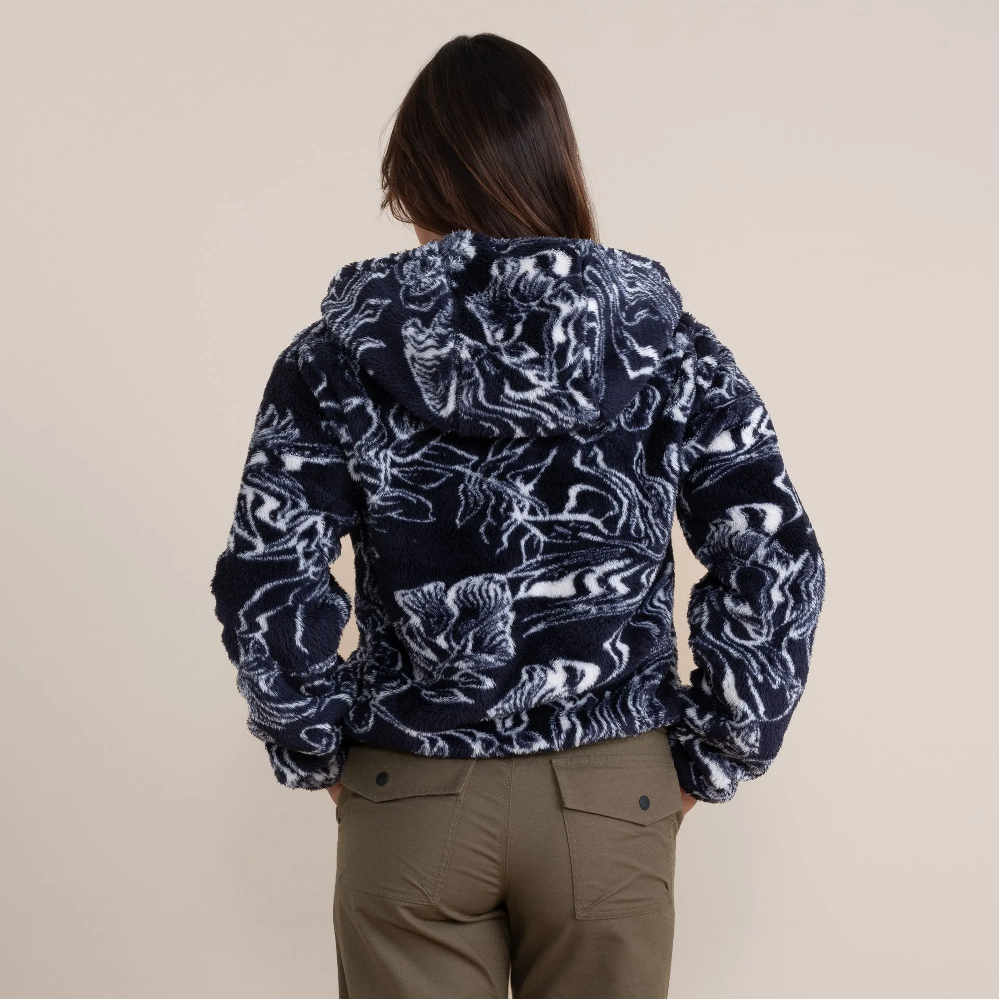 Rambler Fleece Hoodie - Dark Navy sold by Roark product image thumbnail 4