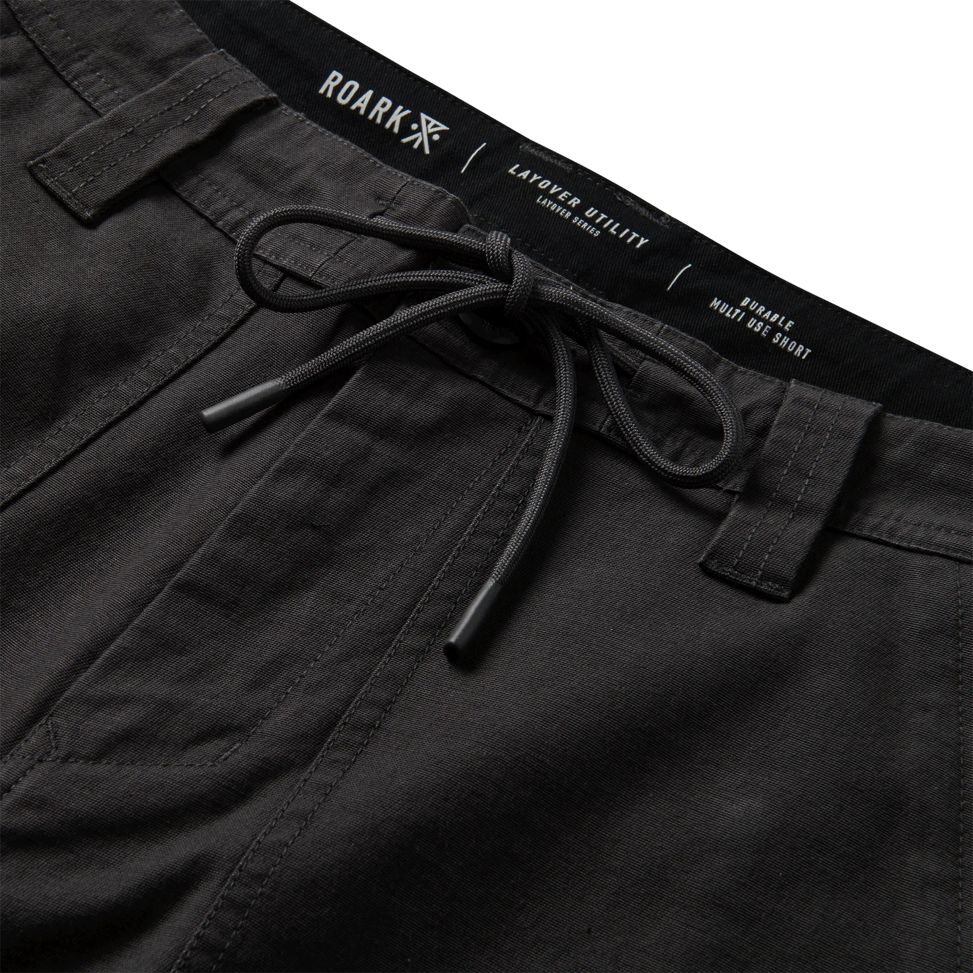 Layover Utility Shorts - Carbon Black sold by Roark product image thumbnail 3