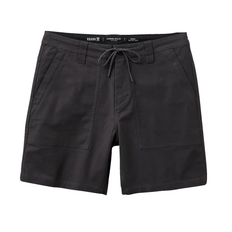 Layover Utility Shorts - Carbon Black sold by Roark