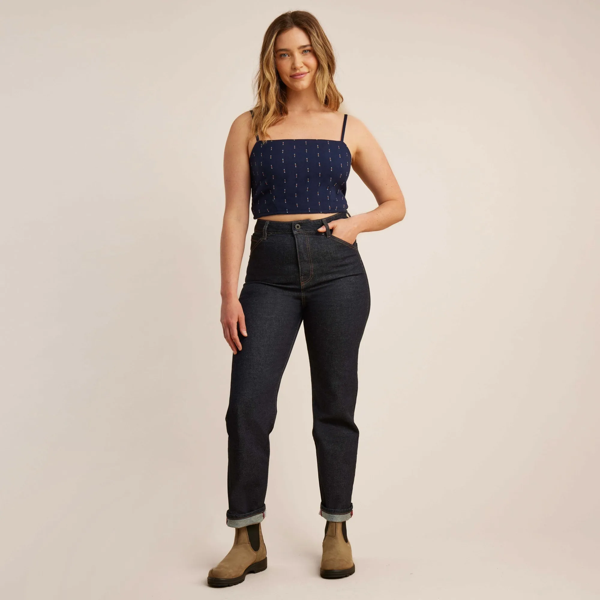 PIC Cami Tank Top - Dark Navy sold by Roark product image thumbnail 3