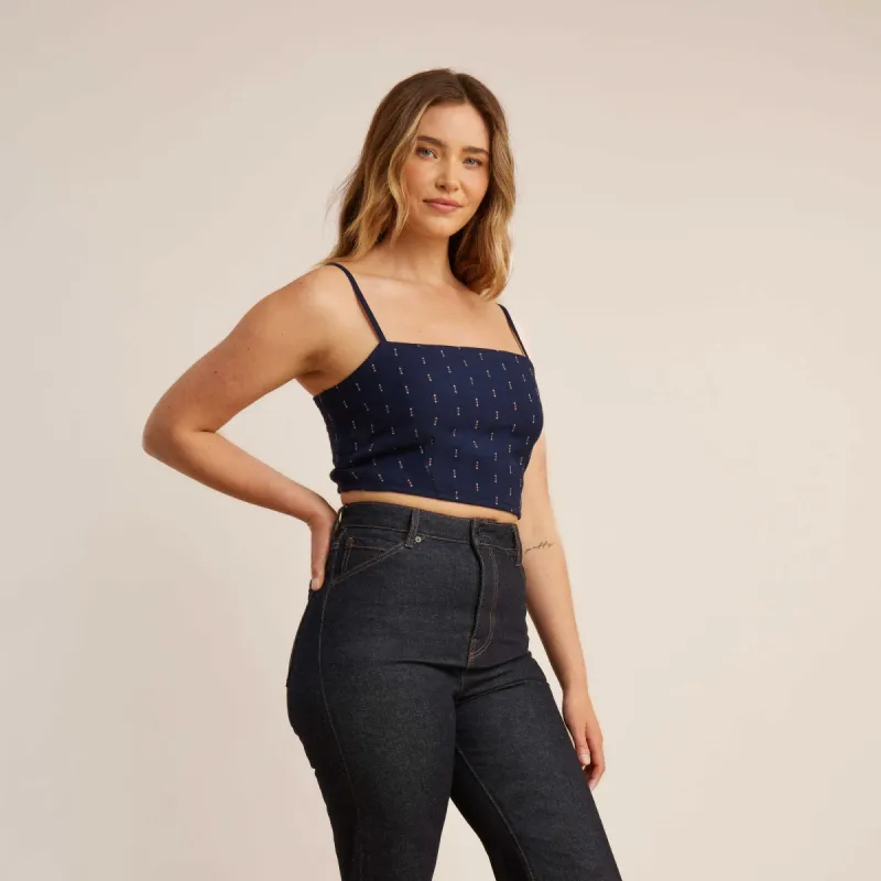 PIC Cami Tank Top - Dark Navy sold by Roark