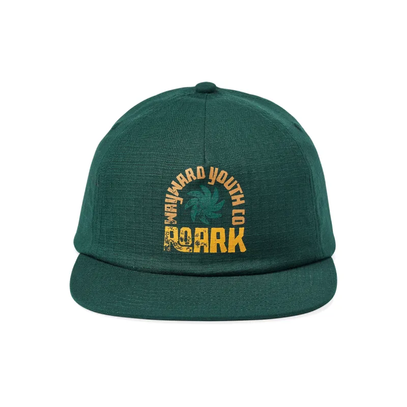 Wayward Youth 5 Panel Snapback Hat - Spruce Green sold by Roark