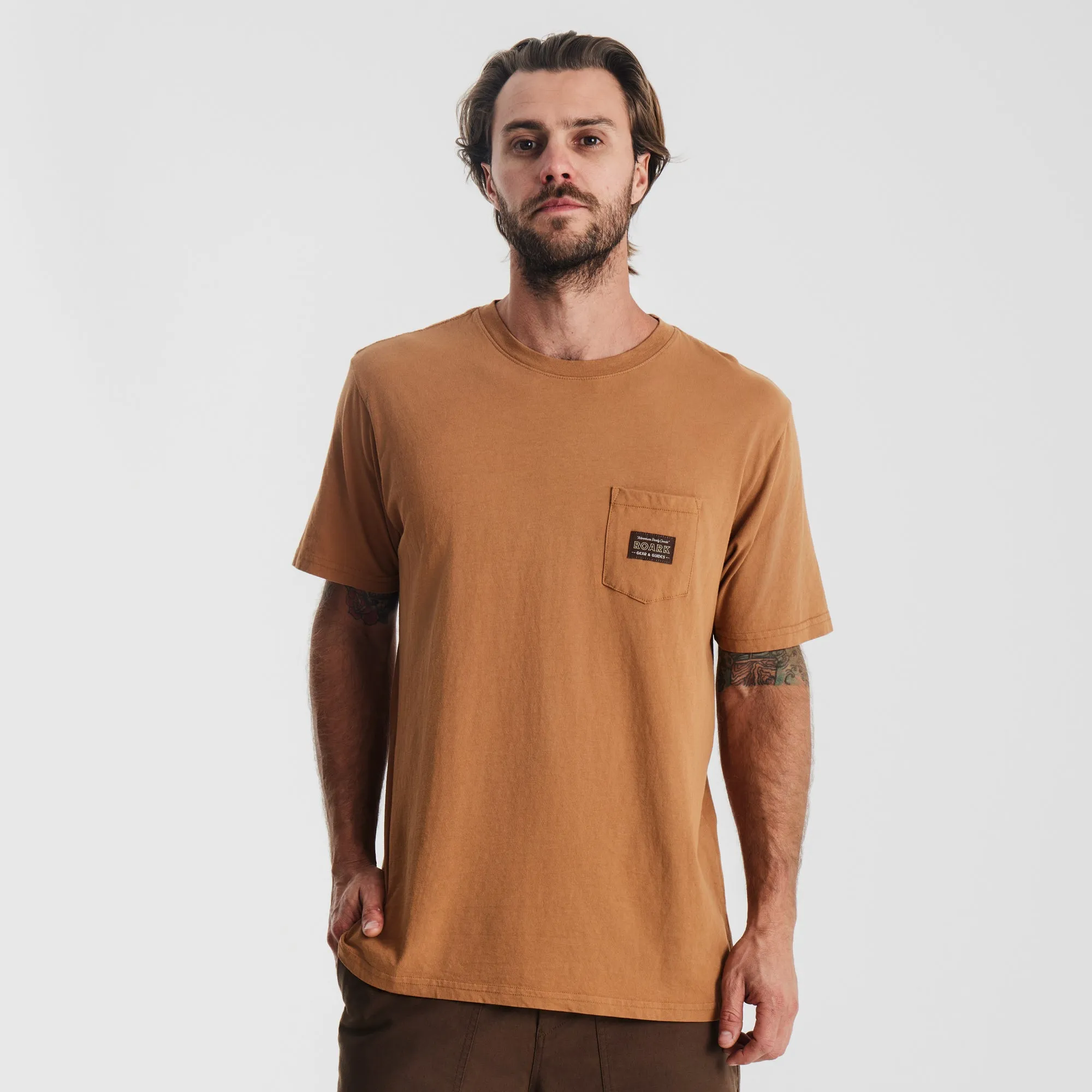Label Pocket Premium Tee - Pignoli Brown sold by Roark product image thumbnail 3