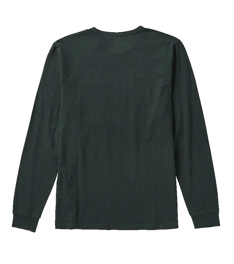 Well Worn Midweight Organic Long Sleeve Tee - Spruce Green sold by Roark product image thumbnail 2