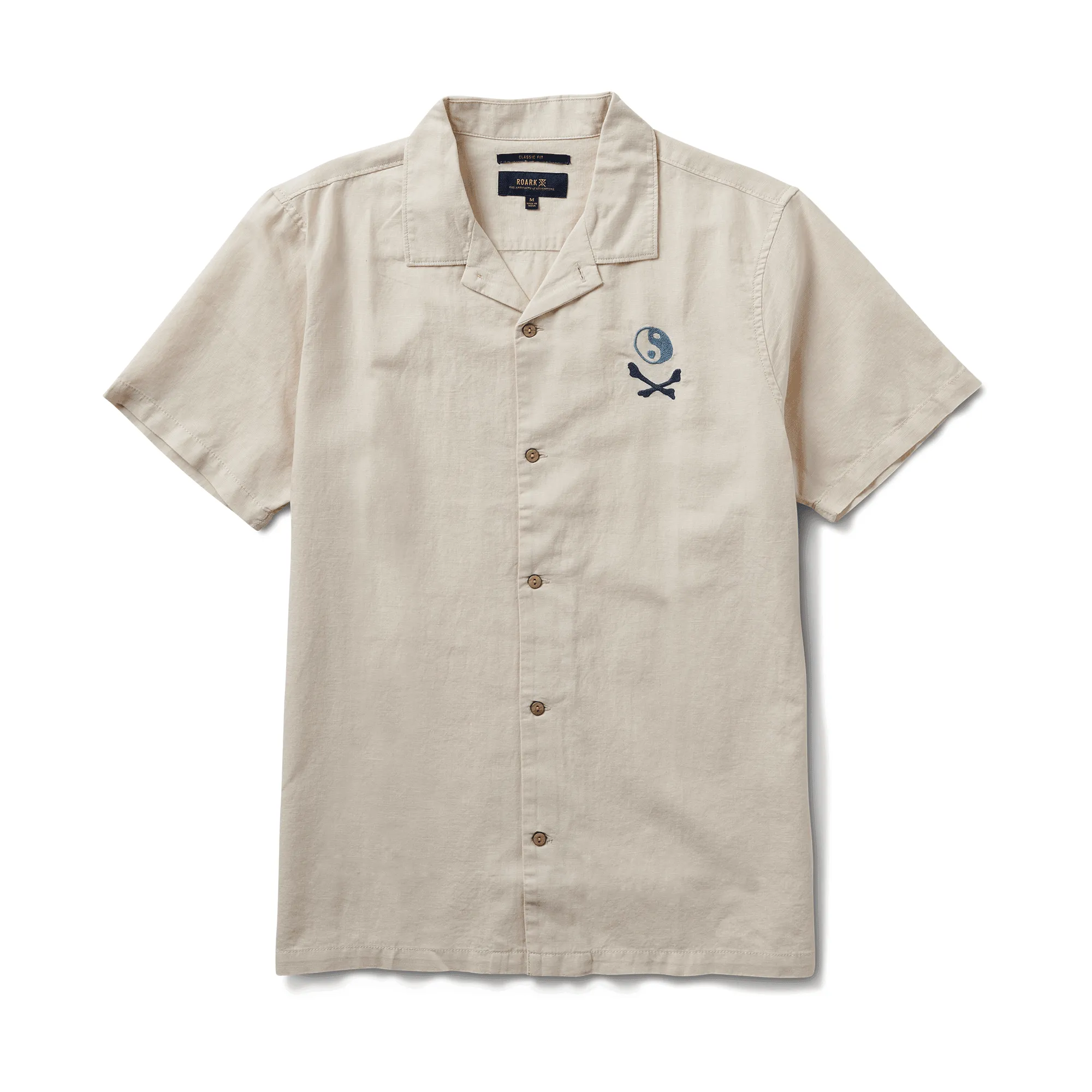 Gonzo Short Sleeve Button Up Shirt - Bone Kampai sold by Roark
