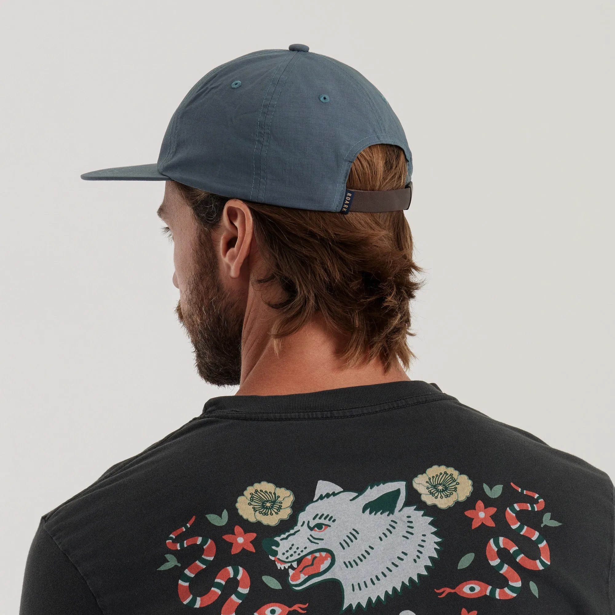 Campover Strapback Hat - Blue sold by Roark product image thumbnail 5