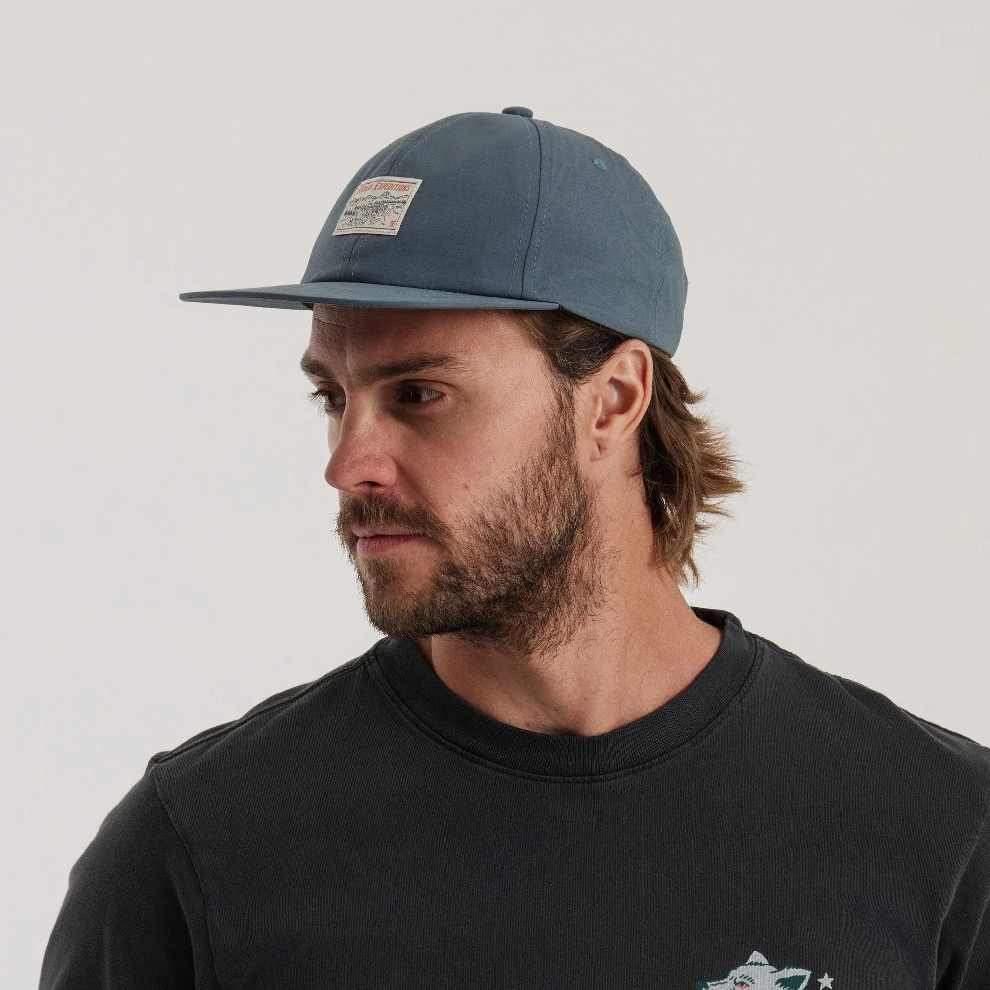 Campover Strapback Hat - Blue sold by Roark product image thumbnail 3
