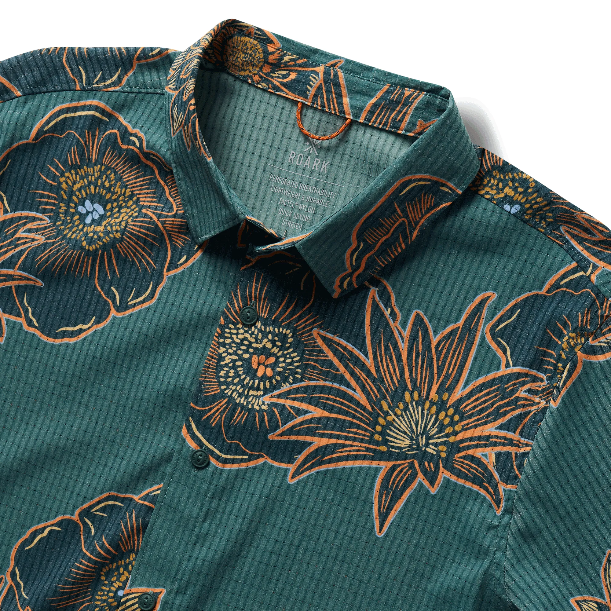 Bless Up Breathable Stretch Shirt - Aurora Flora Tundra sold by Roark product image thumbnail 3