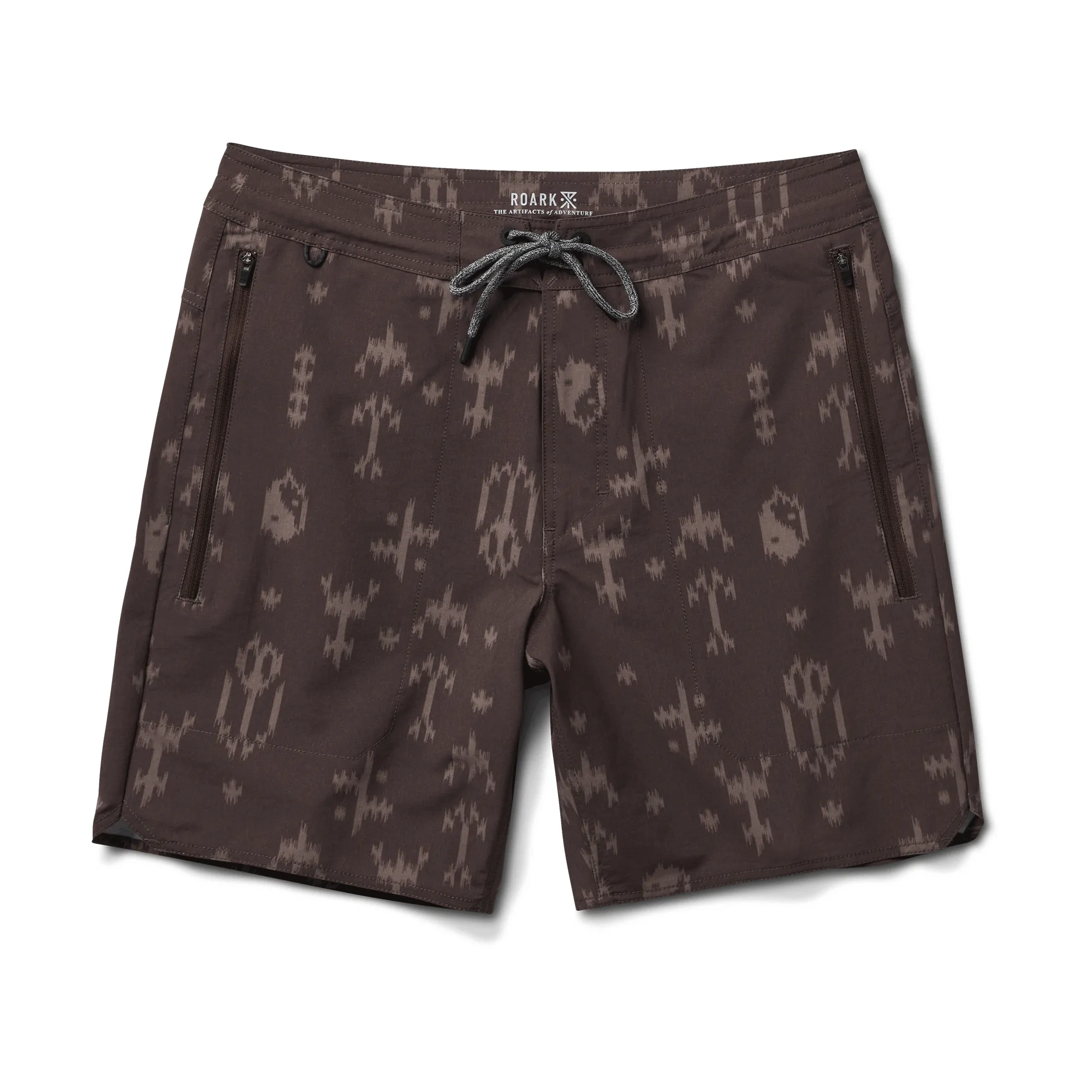 Layover Hybrid Trail Shorts 18" - Coffee Ikigai sold by Roark
