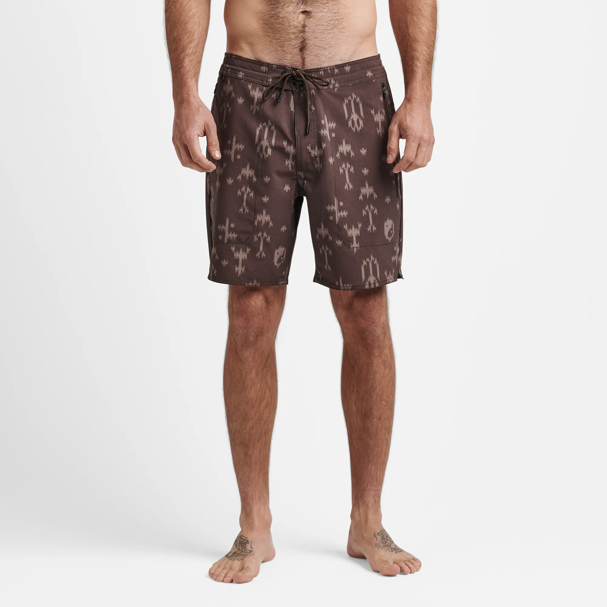 Layover Hybrid Trail Shorts 18" - Coffee Ikigai sold by Roark product image thumbnail 2