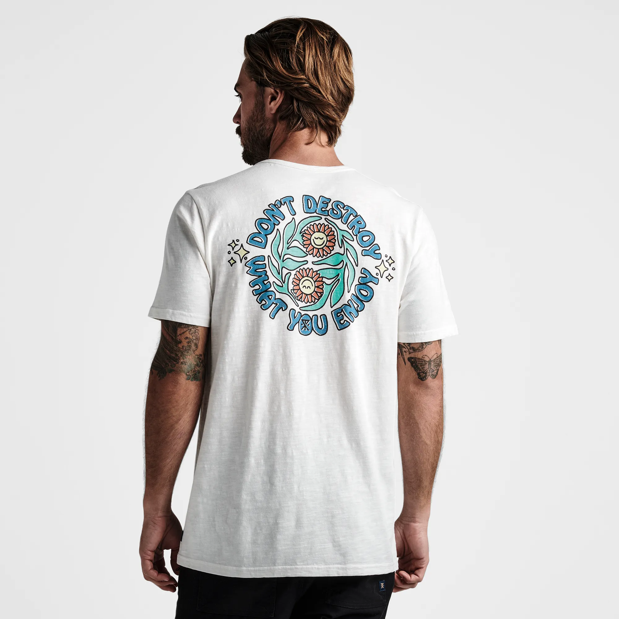 Destroy Enjoy Premium Tee - Off White sold by Roark product image thumbnail 3