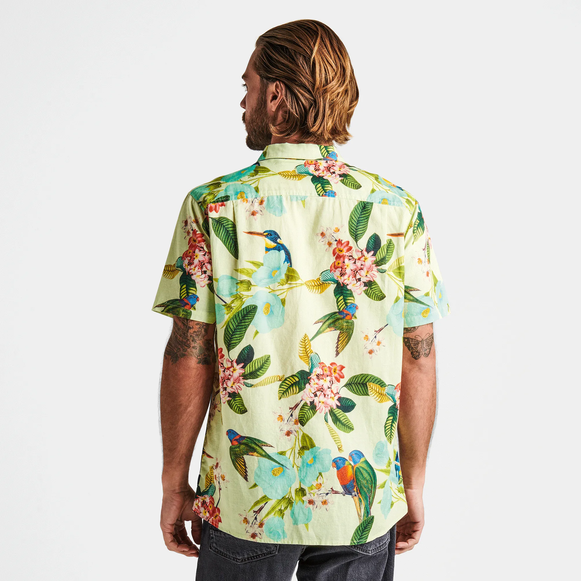 Journey Shirt - Manu Floral Lime sold by Roark product image thumbnail 4
