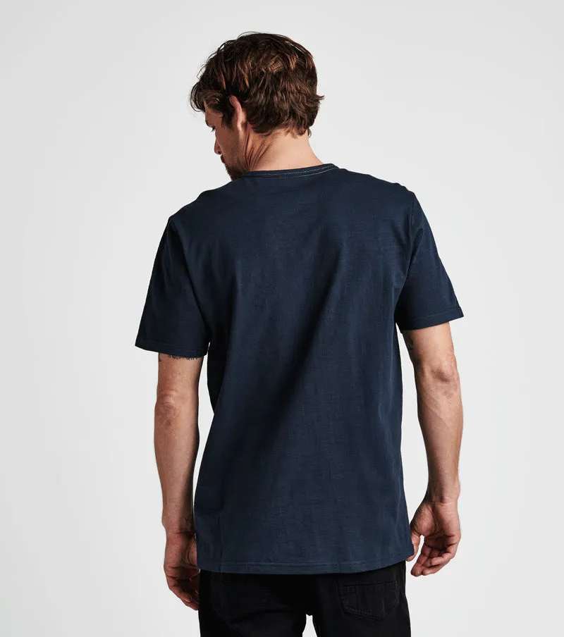Well Worn Midweight Organic Tee - Navy sold by Roark product image thumbnail 4