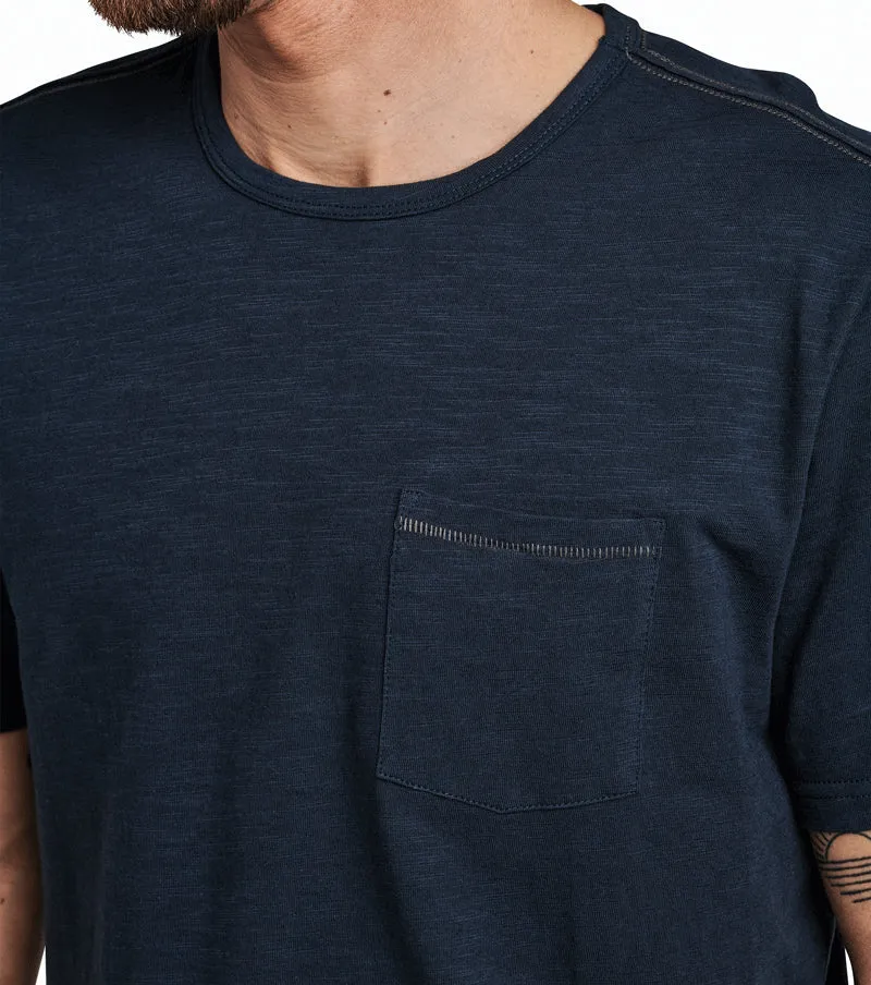 Well Worn Midweight Organic Tee - Navy sold by Roark product image thumbnail 5