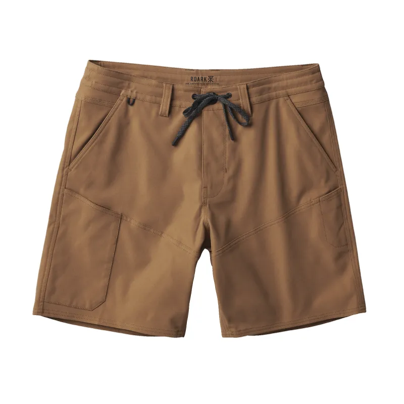 Explorer Long Road Shorts 18" - Dark Khaki sold by Roark