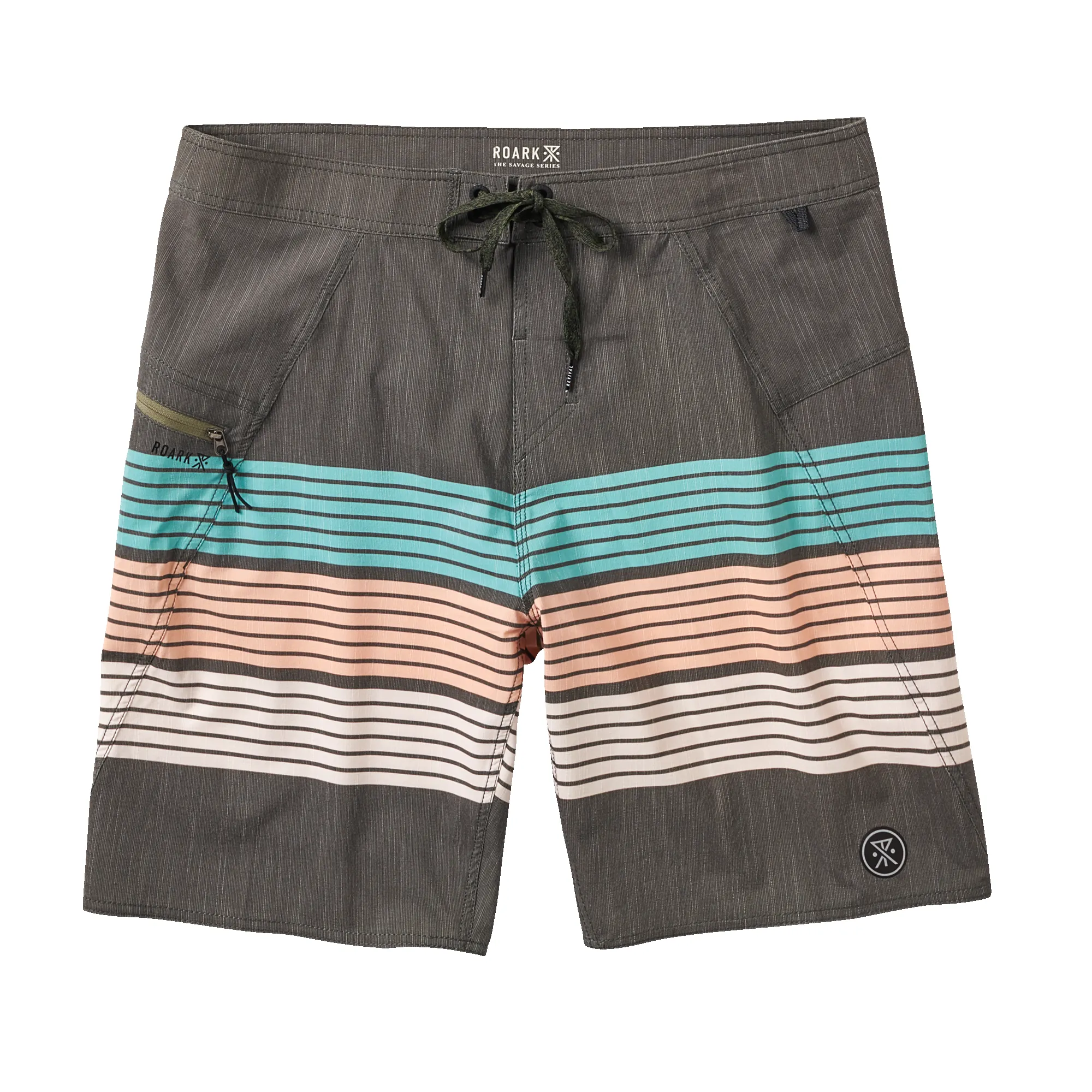 Horizons Boardshorts 19" - Army sold by Roark