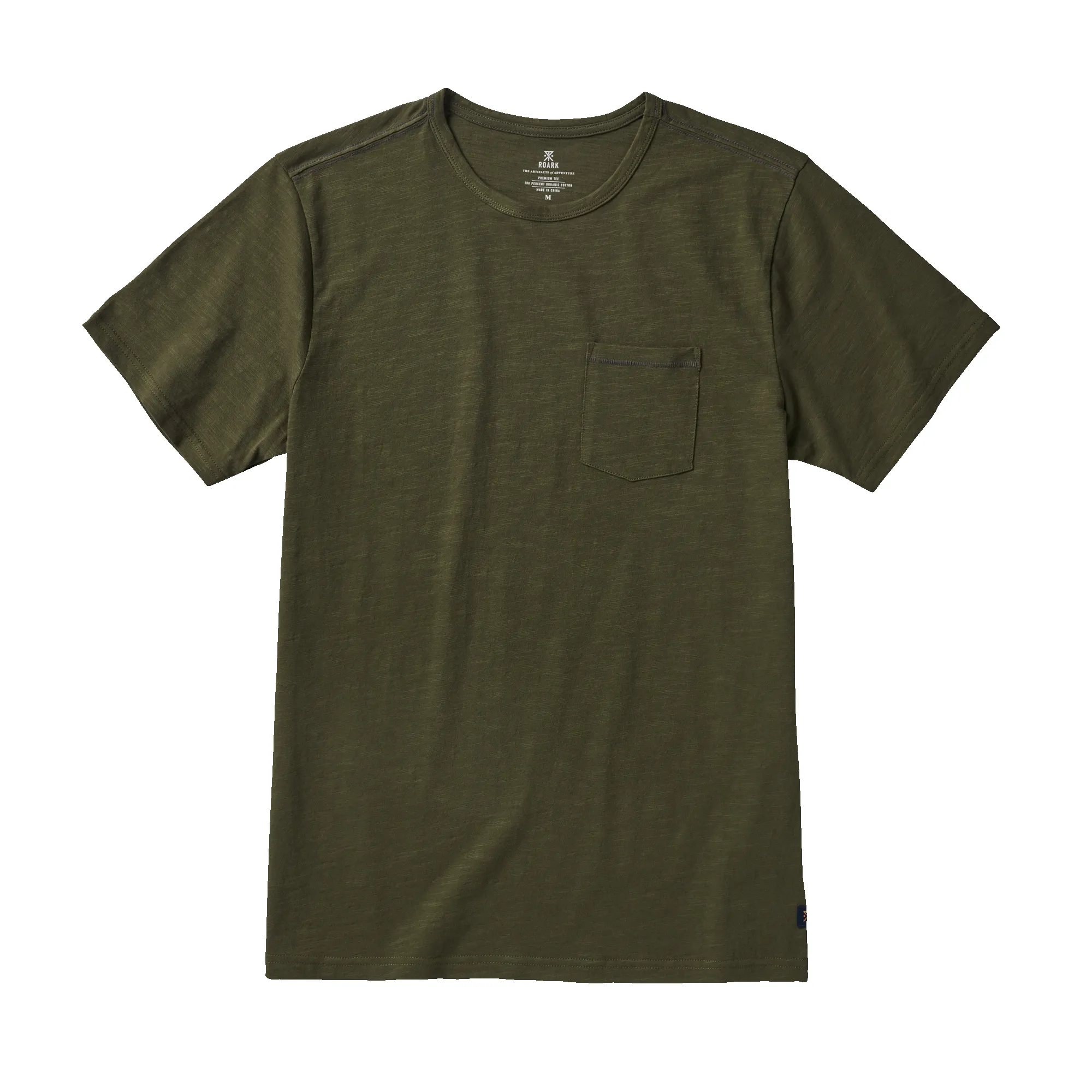 Well Worn Midweight Organic Tee - Dark Military sold by Roark