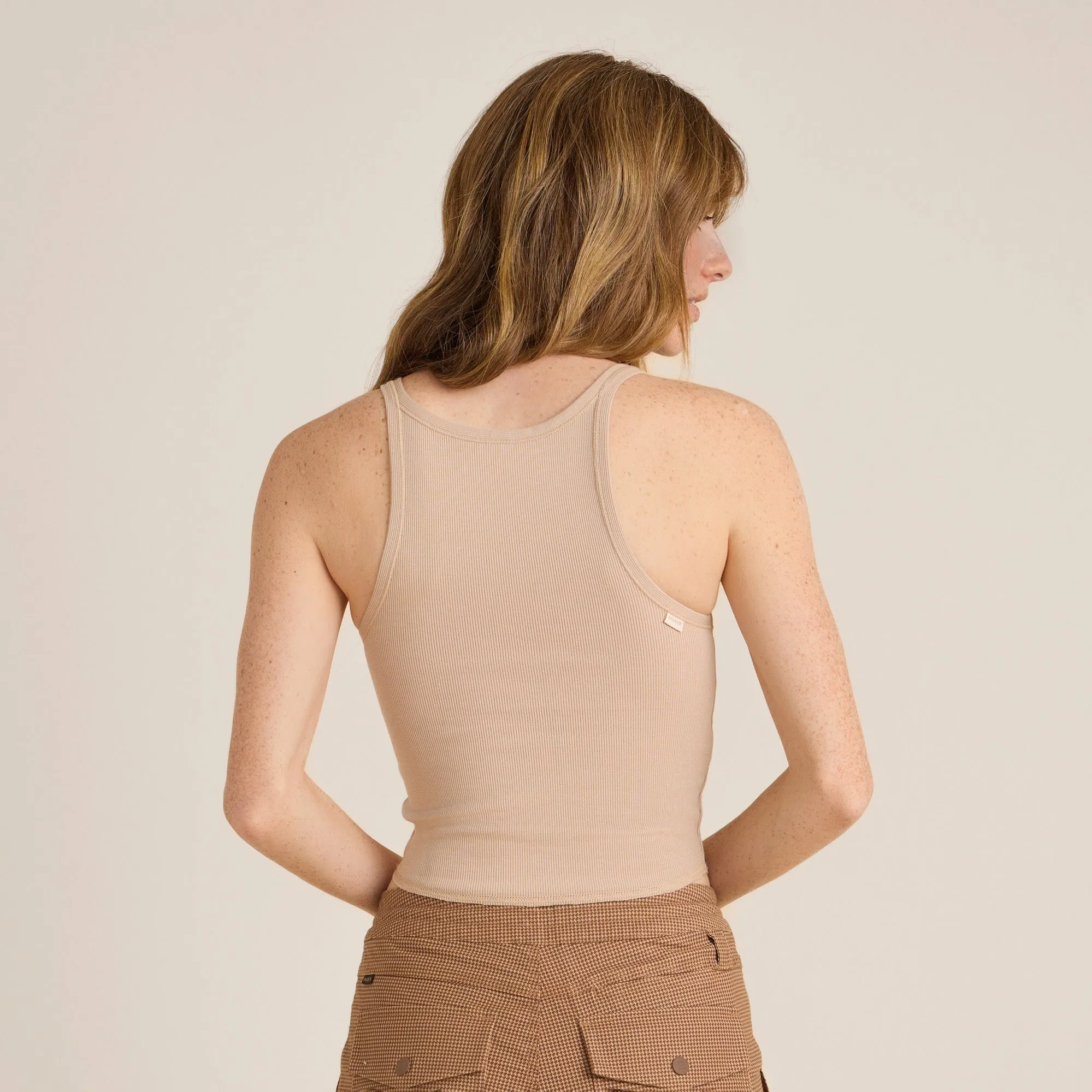 Wind Worn Tank Top - Toasted Almond sold by Roark product image thumbnail 3