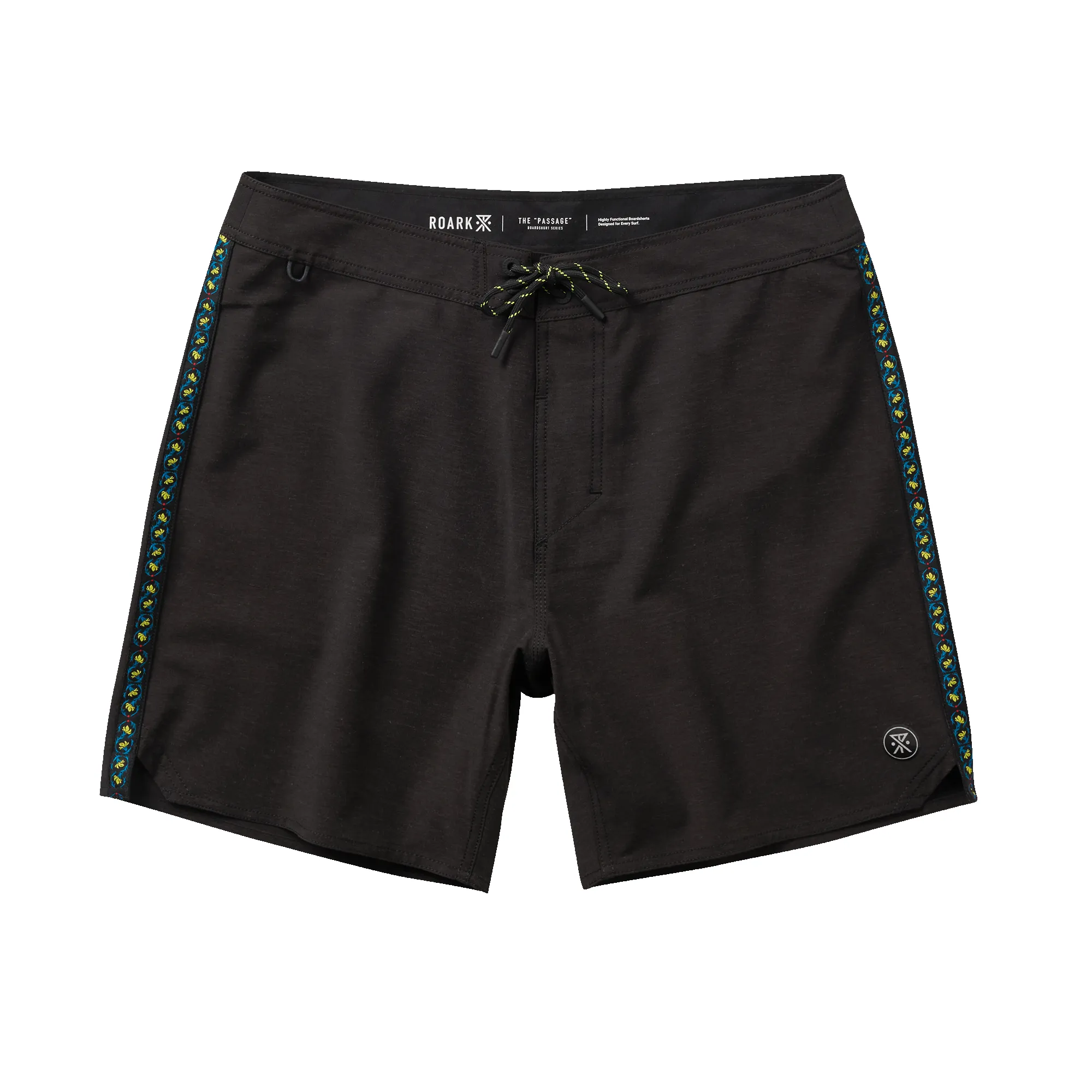Passage 17" Boardshorts - Black sold by Roark
