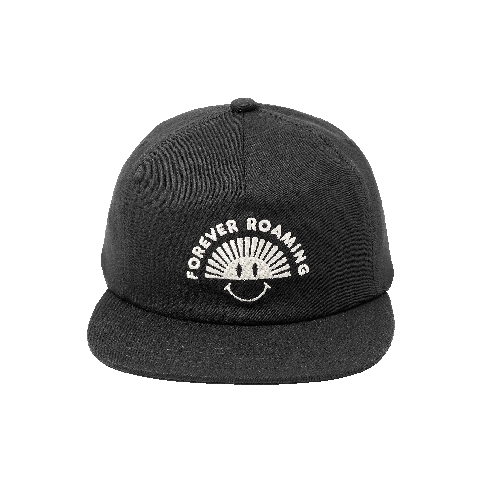 Layover Strapback Hat - Black / Grey sold by Roark