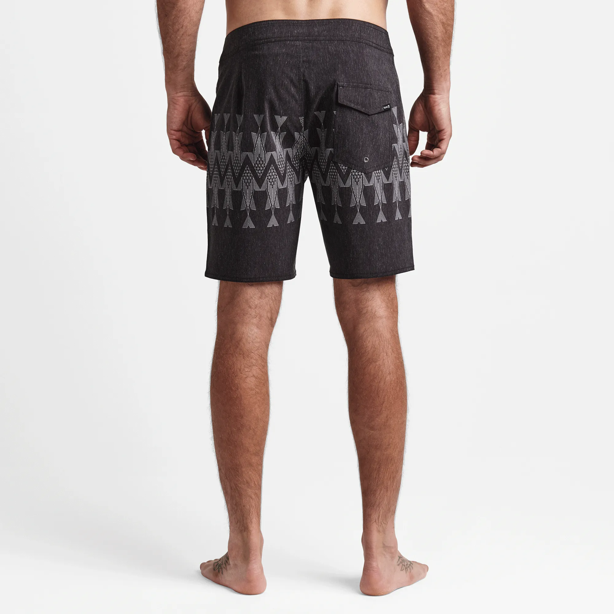 Passage Boardshorts 18" - Manawa Tapu Black sold by Roark product image thumbnail 3