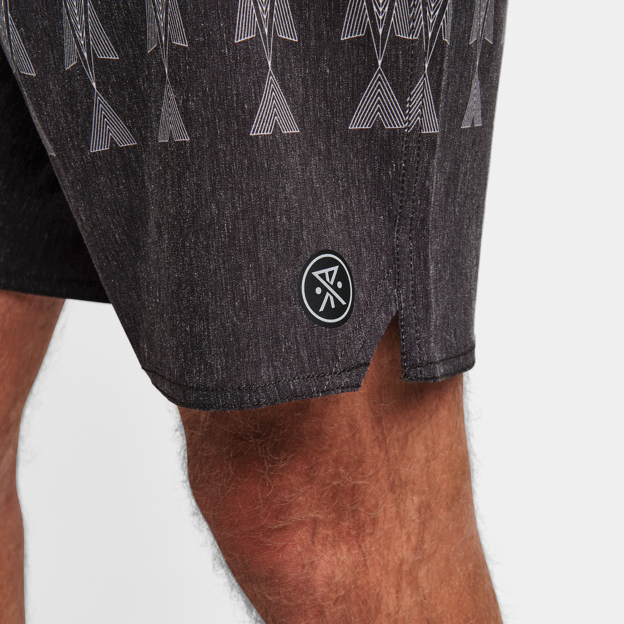 Passage Boardshorts 18" - Manawa Tapu Black sold by Roark product image thumbnail 5