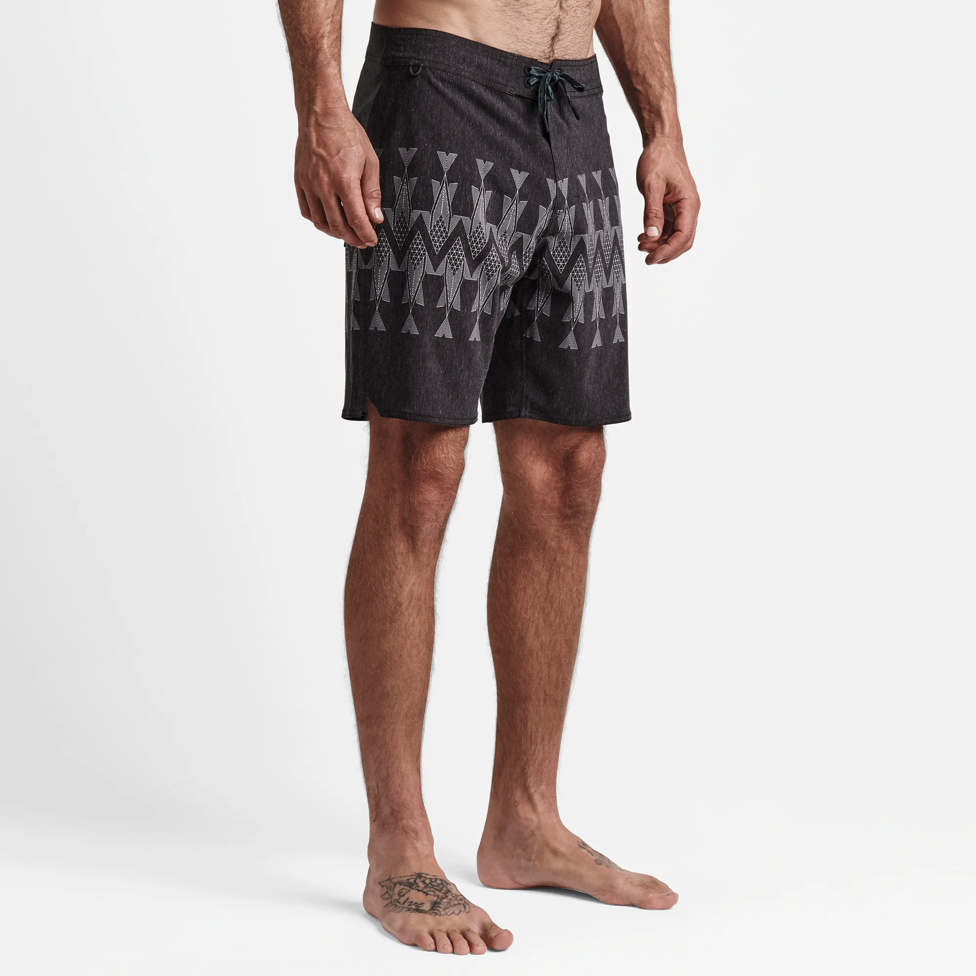 Passage Boardshorts 18" - Manawa Tapu Black sold by Roark product image thumbnail 4